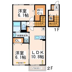 サリーレⅡの物件間取画像